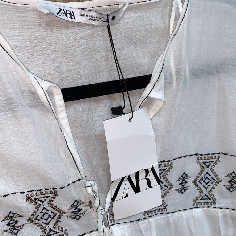 Zara‎ Embroidered Dress - Picture 14 of 17